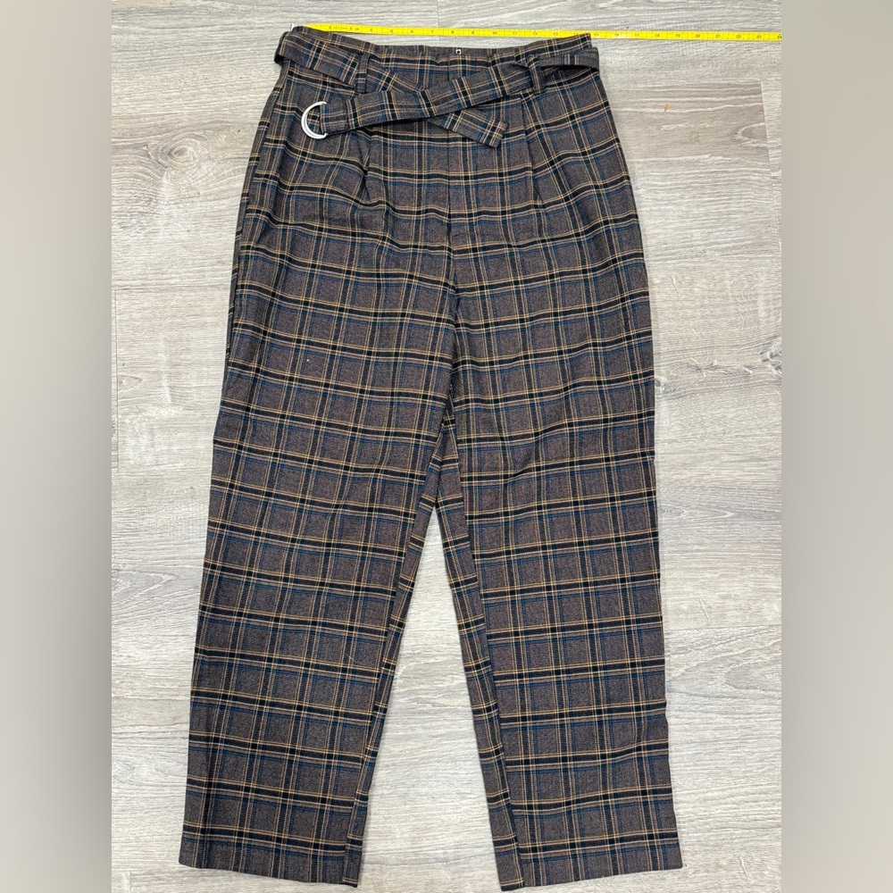 Forever 21 Brown Plaid Pants